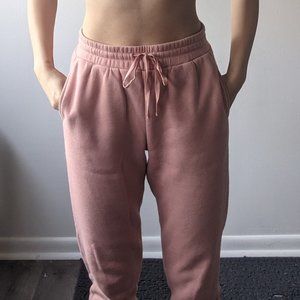 Apricot salmon blush pink sweatpants sweats jogger